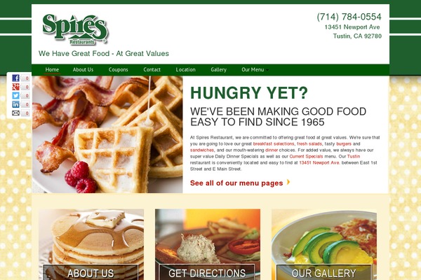 Frontend theme site design template sample