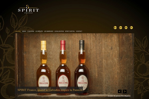 In-motion theme site design template sample