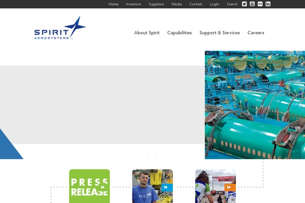 spiritaerosystems.net site used Spirittheme