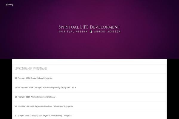 Spiritual theme site design template sample