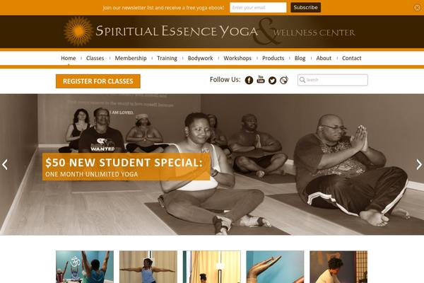 Spiritual theme site design template sample