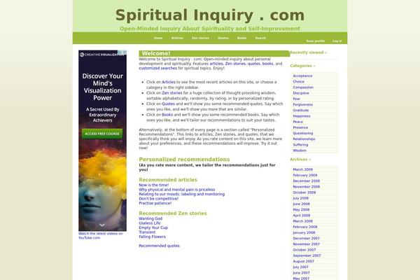 Almost Spring theme site design template sample