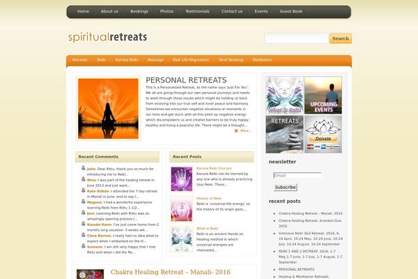 EarthlyTouch theme site design template sample