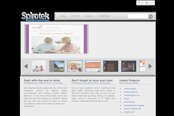 WP-Creativix theme site design template sample