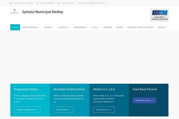 MediCenter theme site design template sample