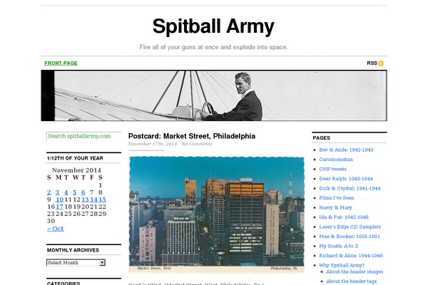 Cutline 3 Column Split theme site design template sample