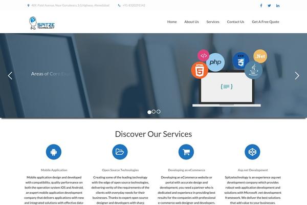 Site using Codenovo Portfolio plugin