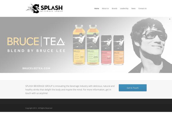 Total theme site design template sample