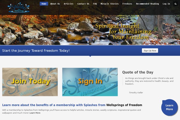 Site using Print-my-blog plugin