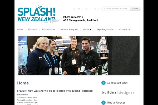 Evento theme site design template sample