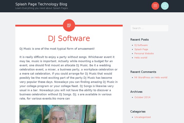 Sorbet theme site design template sample