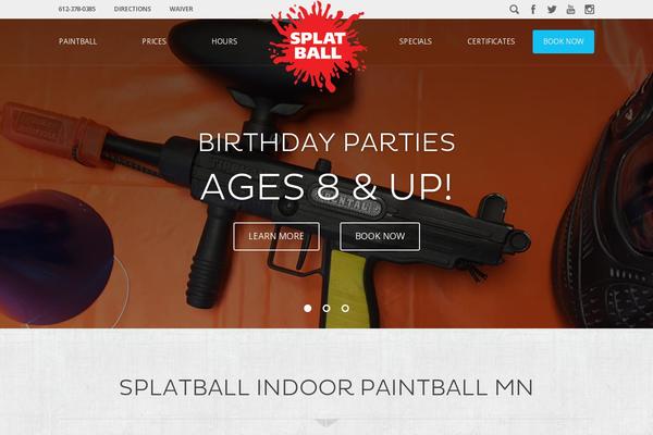splatball.com site used Splatball2016