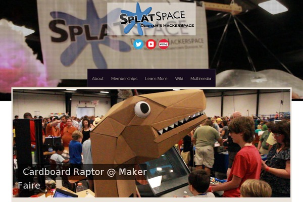 splatspace.org site used Sixteen Plus