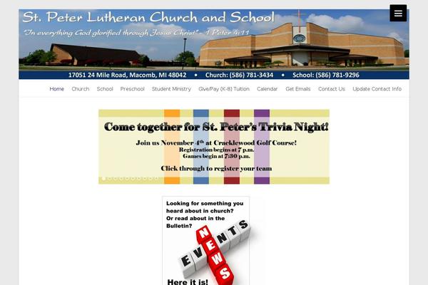 Spacious theme site design template sample