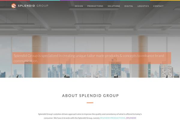 splendid.group site used Wecreate