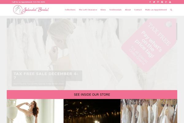 Enfold theme site design template sample