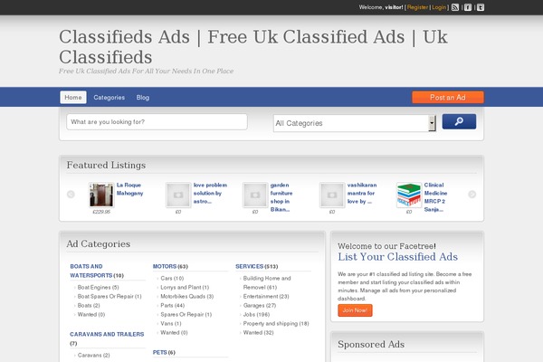 Site using Classipress-ad-scroller plugin
