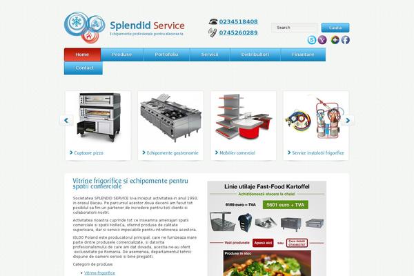 Splendid theme site design template sample