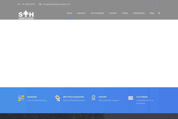TravelTour theme site design template sample