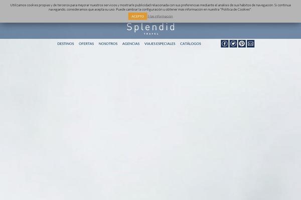 Splendid theme site design template sample