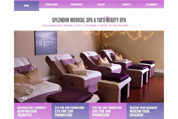 splendormedicalspa.com site used Theme1876