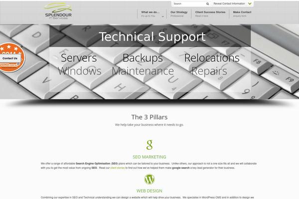 Dynamix Child Theme theme site design template sample