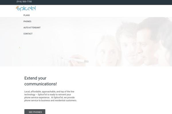 Zephyr theme site design template sample