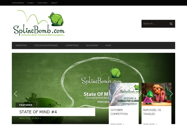 BUCKET theme site design template sample
