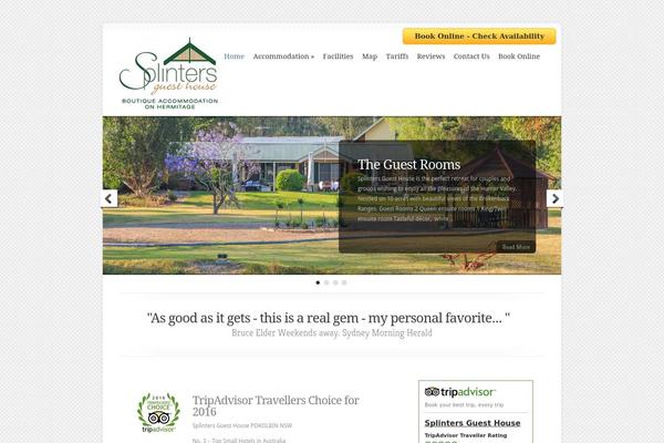 Chameleon theme site design template sample