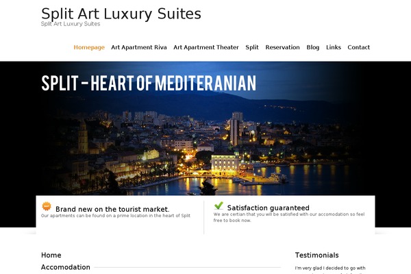 Split theme site design template sample