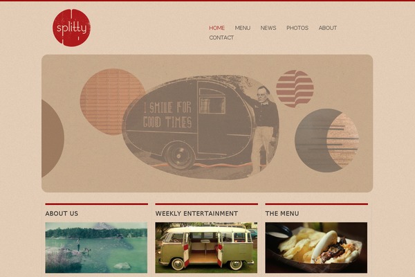 BBQ theme site design template sample