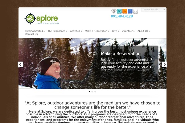 Chameleon theme site design template sample