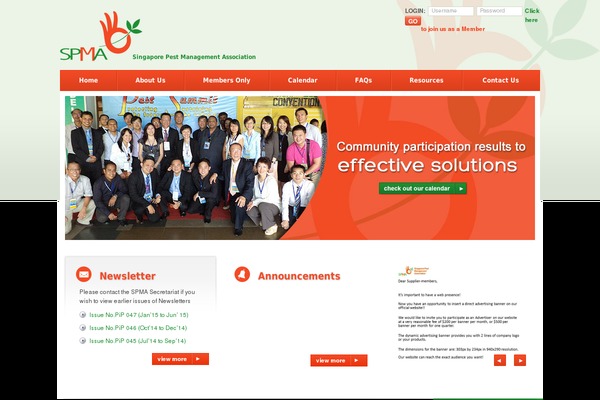 Site using Email newsletter plugin