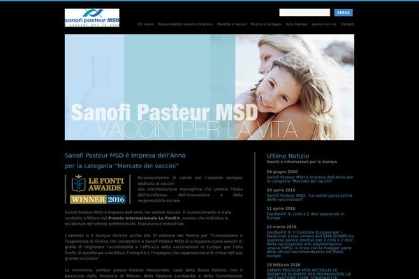 Pure theme site design template sample