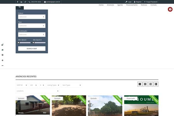 PointFinder theme site design template sample