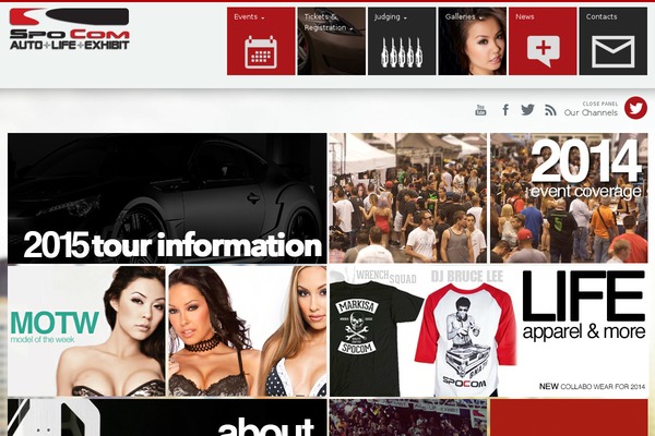 Site using WEN Responsive Columns plugin