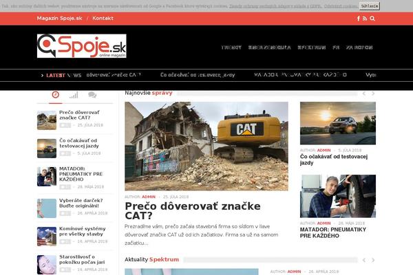 Falcon theme site design template sample