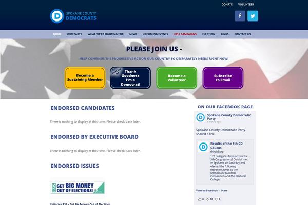 spokanedemocrats.org site used Spokane-democrats