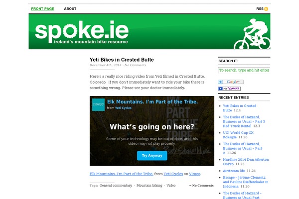 Cutline 3 Column Split theme site design template sample