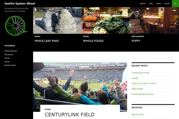 Twentyfourteen Child theme site design template sample