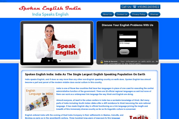 spokenenglishindia.com site used Pandoraratingthemeibt