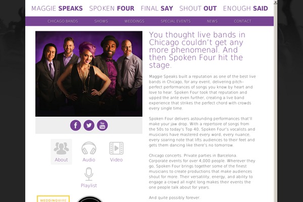 Site using Arconix Flexslider plugin