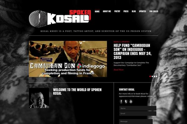 Pure theme site design template sample