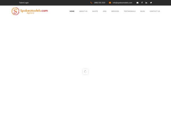 spokesmodels.com site used Spokemodelstheme