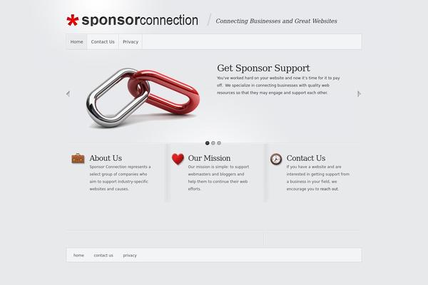Minimal theme site design template sample