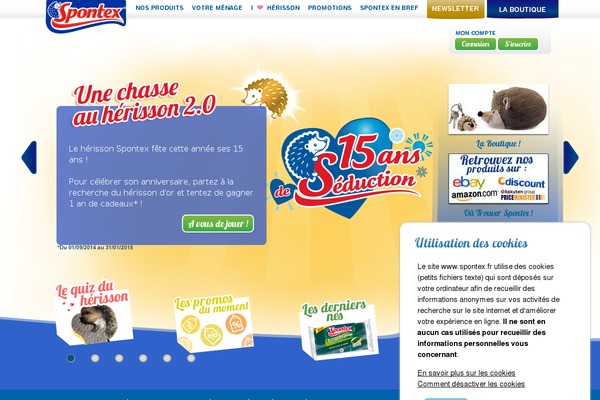 spontex theme websites examples