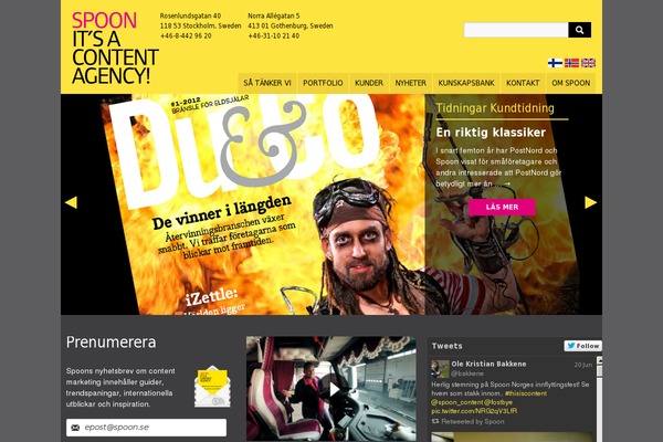 Spoon theme site design template sample