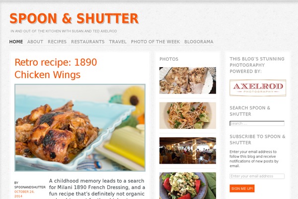 spoonandshutter.com site used Florence