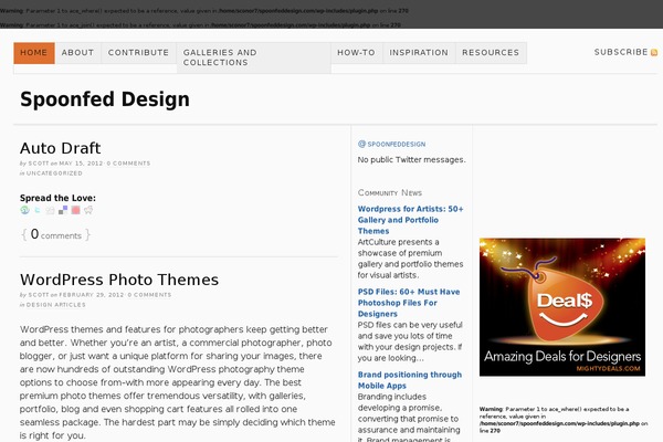 Site using FV Community News plugin