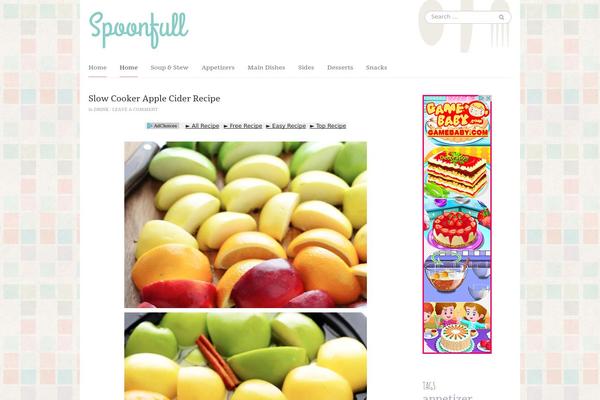 Gdfood theme site design template sample
